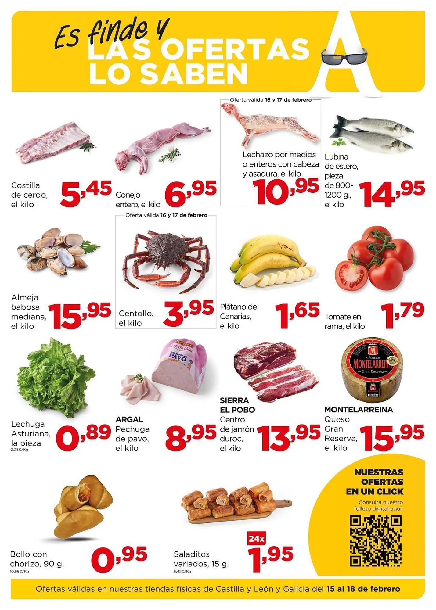 Catálogo de Folleto Alimerka 15 de febrero al 18 de febrero 2024 - Página 1