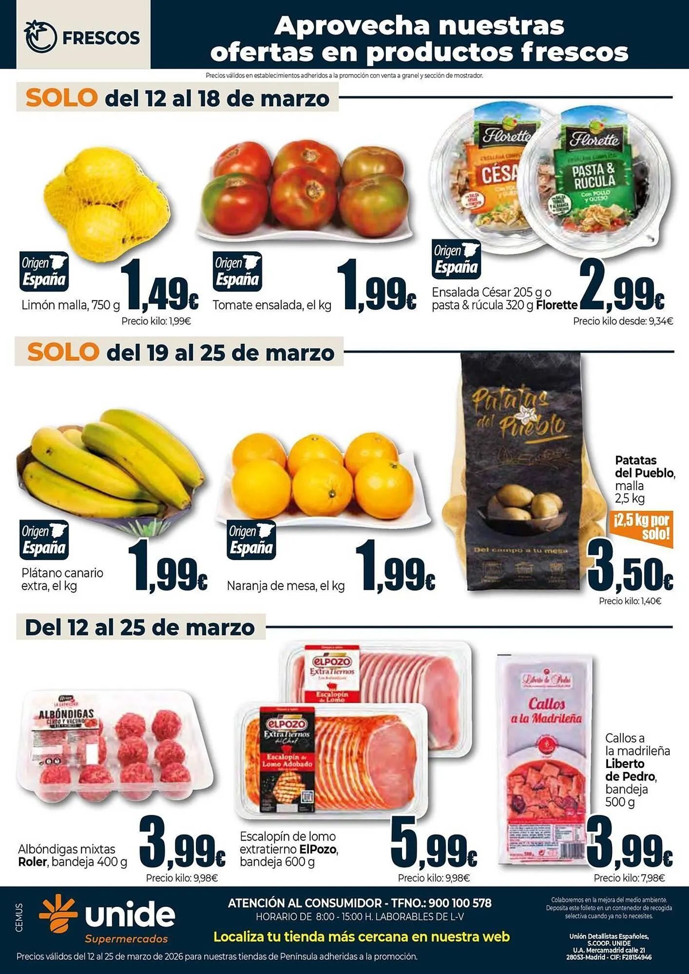 Catálogo de Folleto Unide Supermercados 12 de marzo al 25 de marzo 2026 - Página 4
