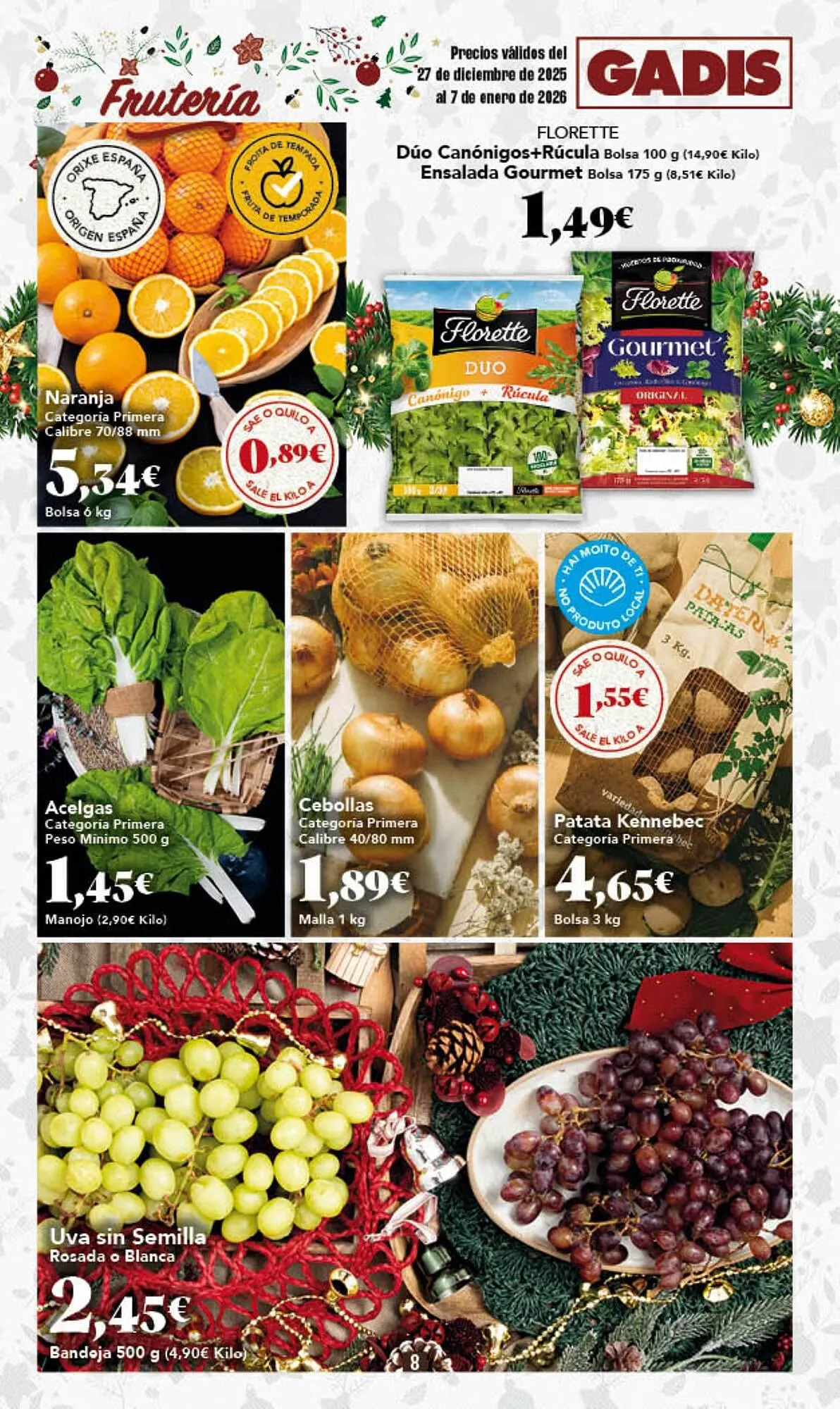 Catálogo de Folleto Gadis 27 de diciembre al 7 de enero 2026 - Página 8