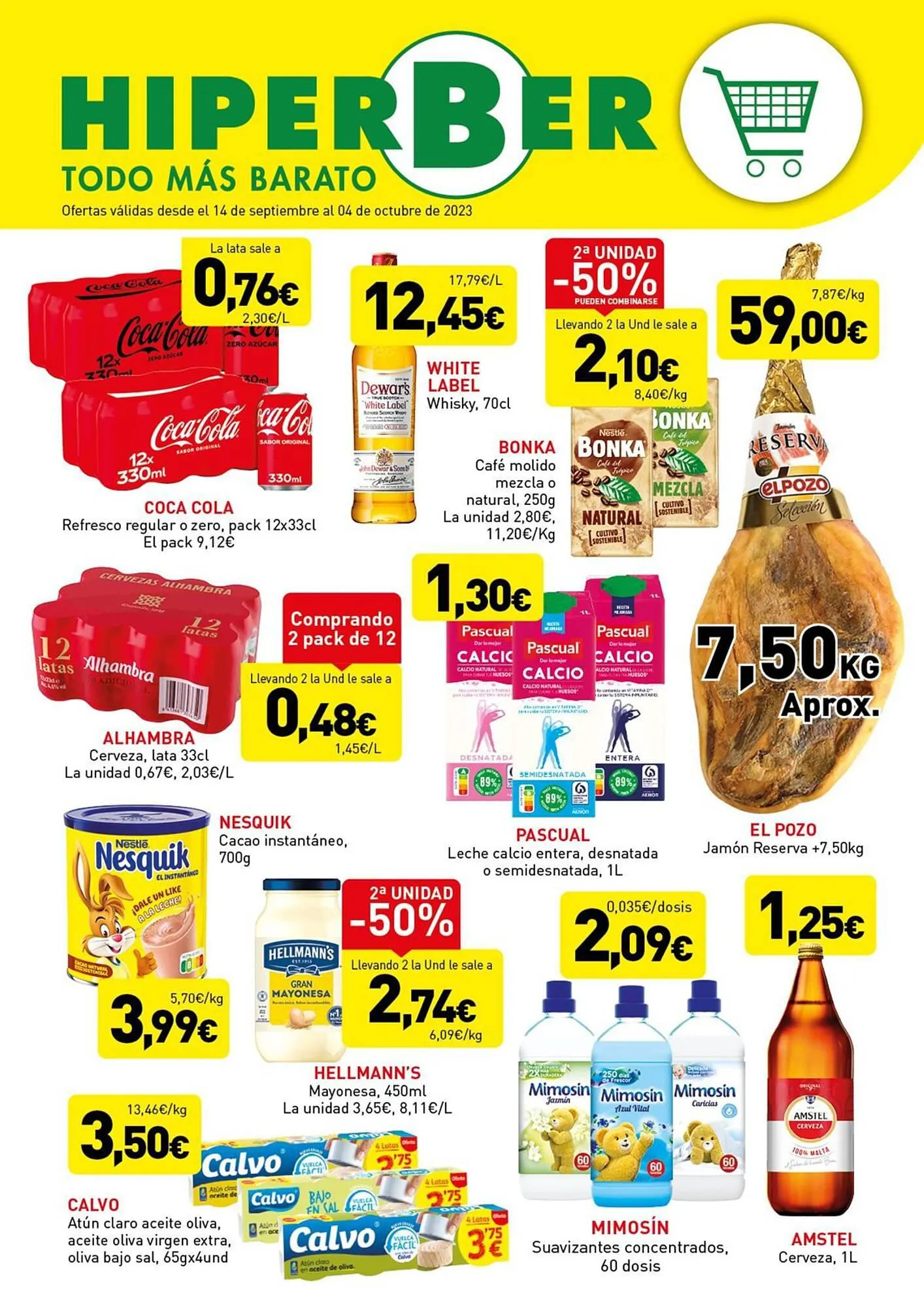 Catálogo de Folleto Hiperber 14 de septiembre al 4 de octubre 2023 - Página 1