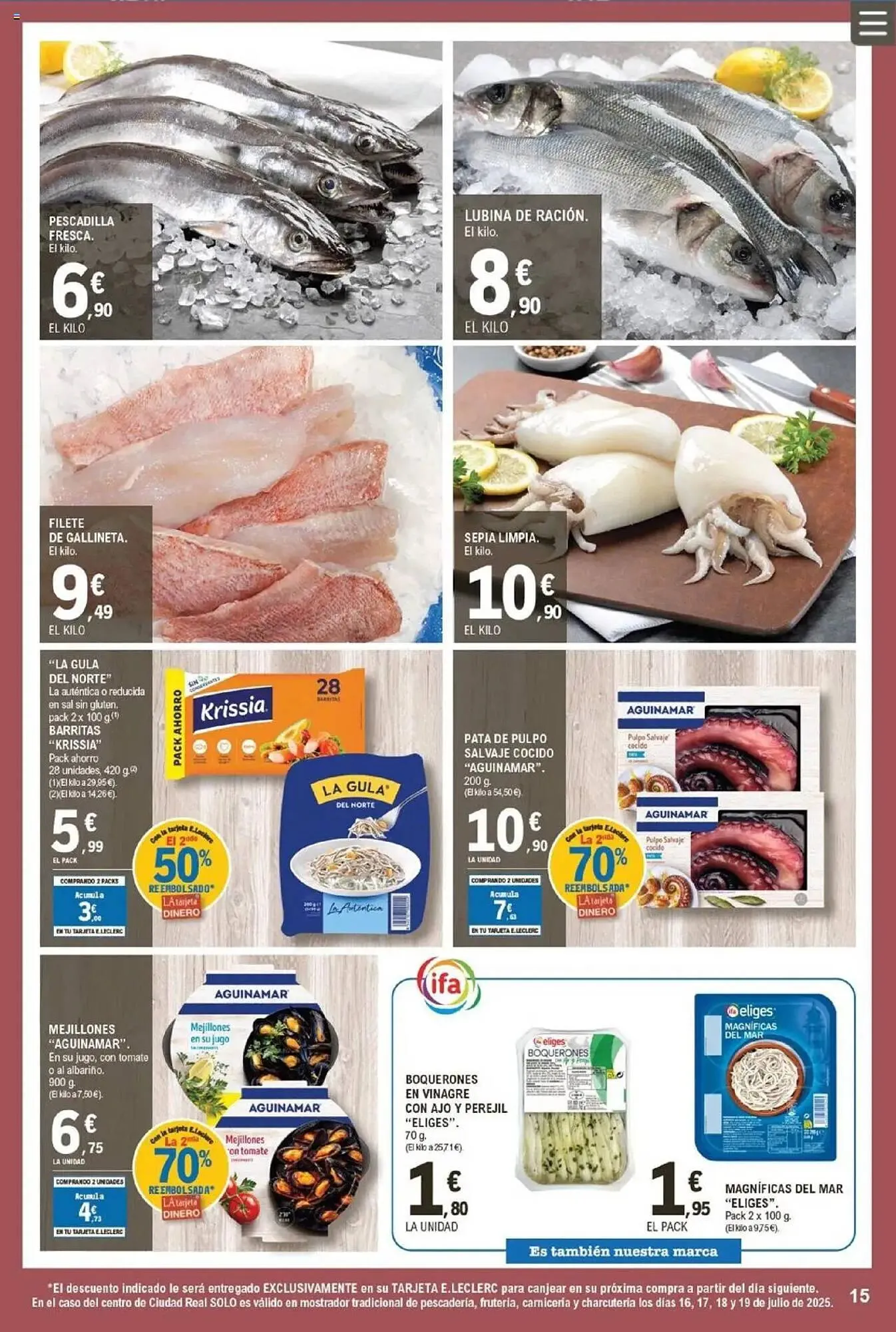 Catálogo de Folleto E.Leclerc 16 de julio al 27 de julio 2025 - Página 15