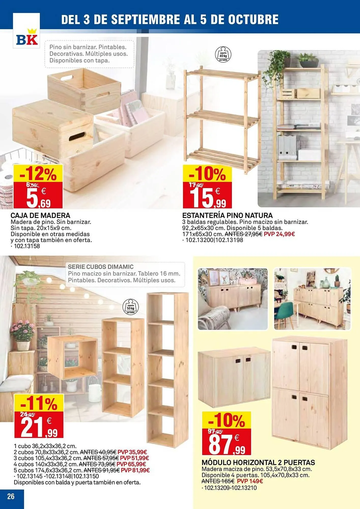 Catálogo de Catálogo Bricoking 3 de septiembre al 15 de octubre 2025 - Página 26