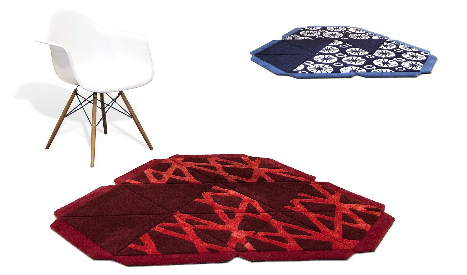 Alfombra de lana Pirámide