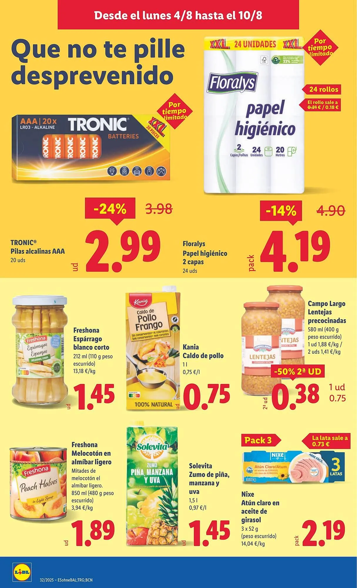Catálogo de Folleto Lidl 4 de agosto al 10 de agosto 2025 - Página 40