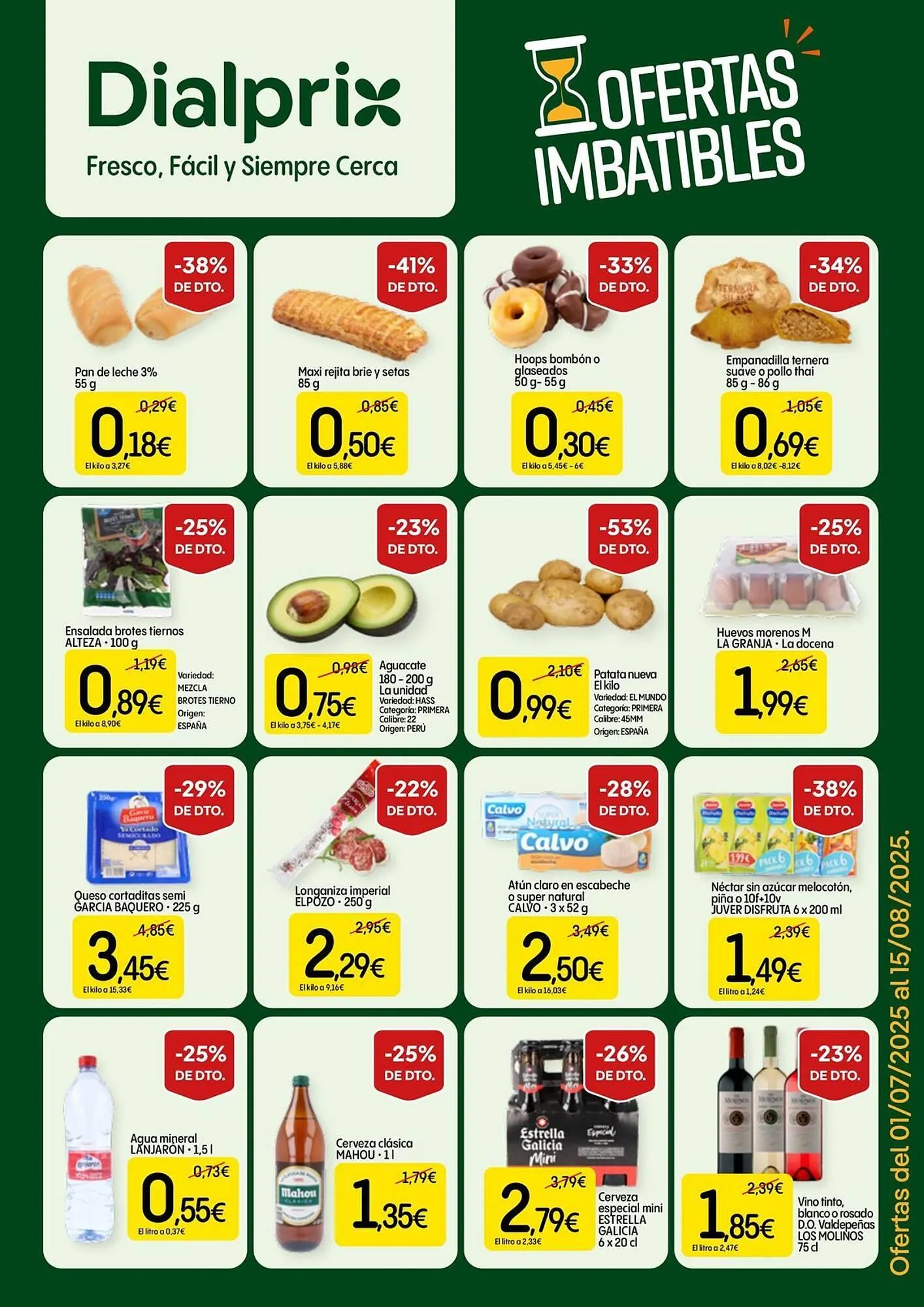 Catálogo de Folleto Dialprix 2 de julio al 15 de agosto 2025 - Página 1