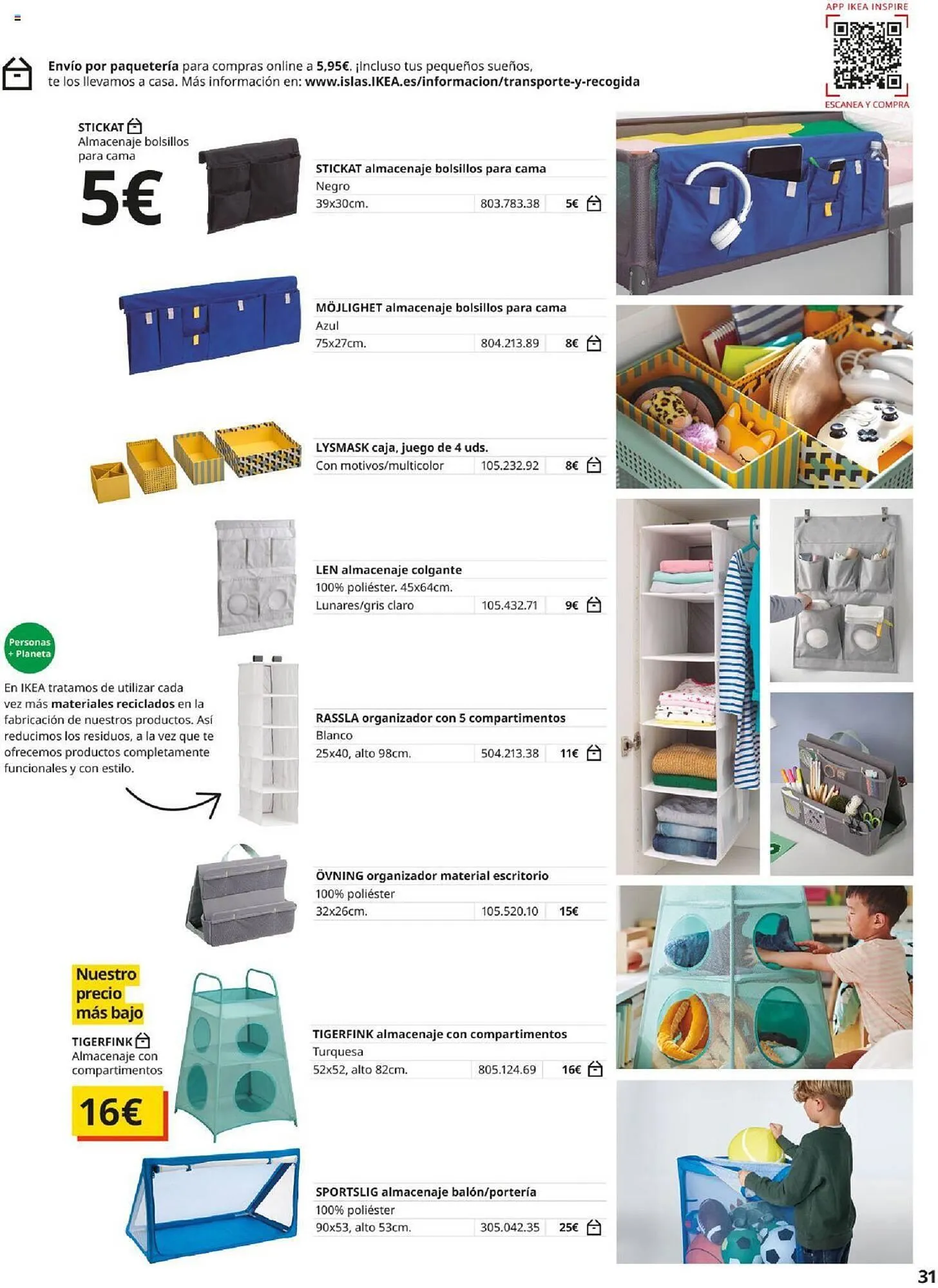 Catálogo de Folleto Almacenaje Infantil IKEA 18 de septiembre al 31 de enero 2025 - Página 31