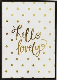 Cuadro Hello Lovely 42x30cm