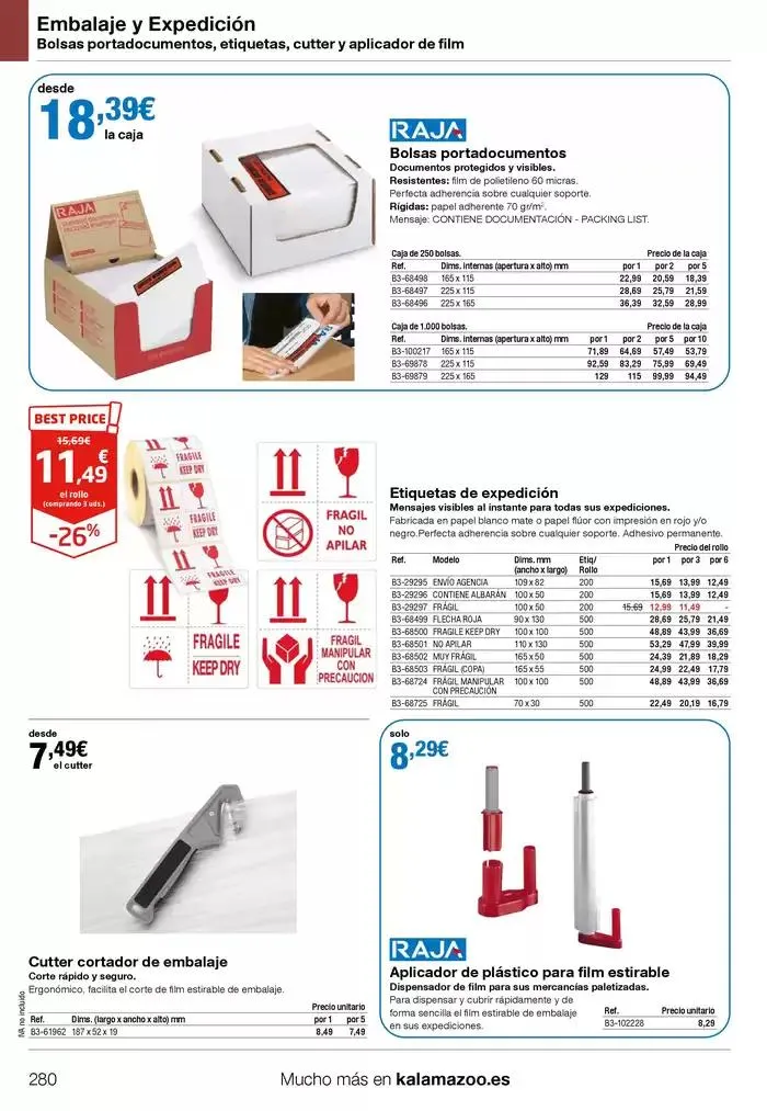 Catálogo de Staples Kalamazoo Catálogo General 9 de enero al 30 de septiembre 2025 - Página 280