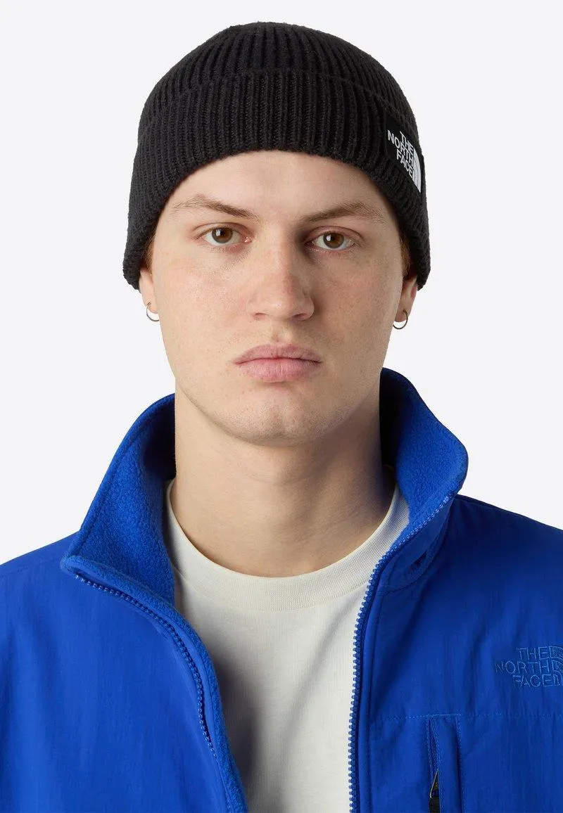 LOGO BOX CUFFED BEANIE UNISEX - Gorro - tnf black