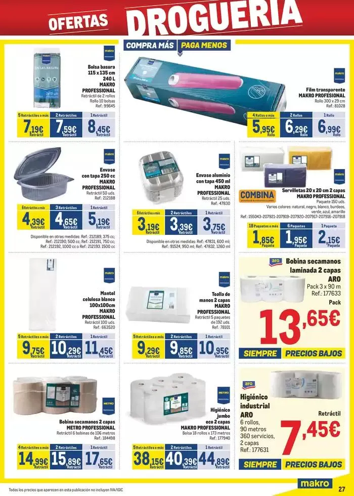 Catálogo de Makro Precios Canarias 5 de mayo al 1 de junio 2025 - Página 27