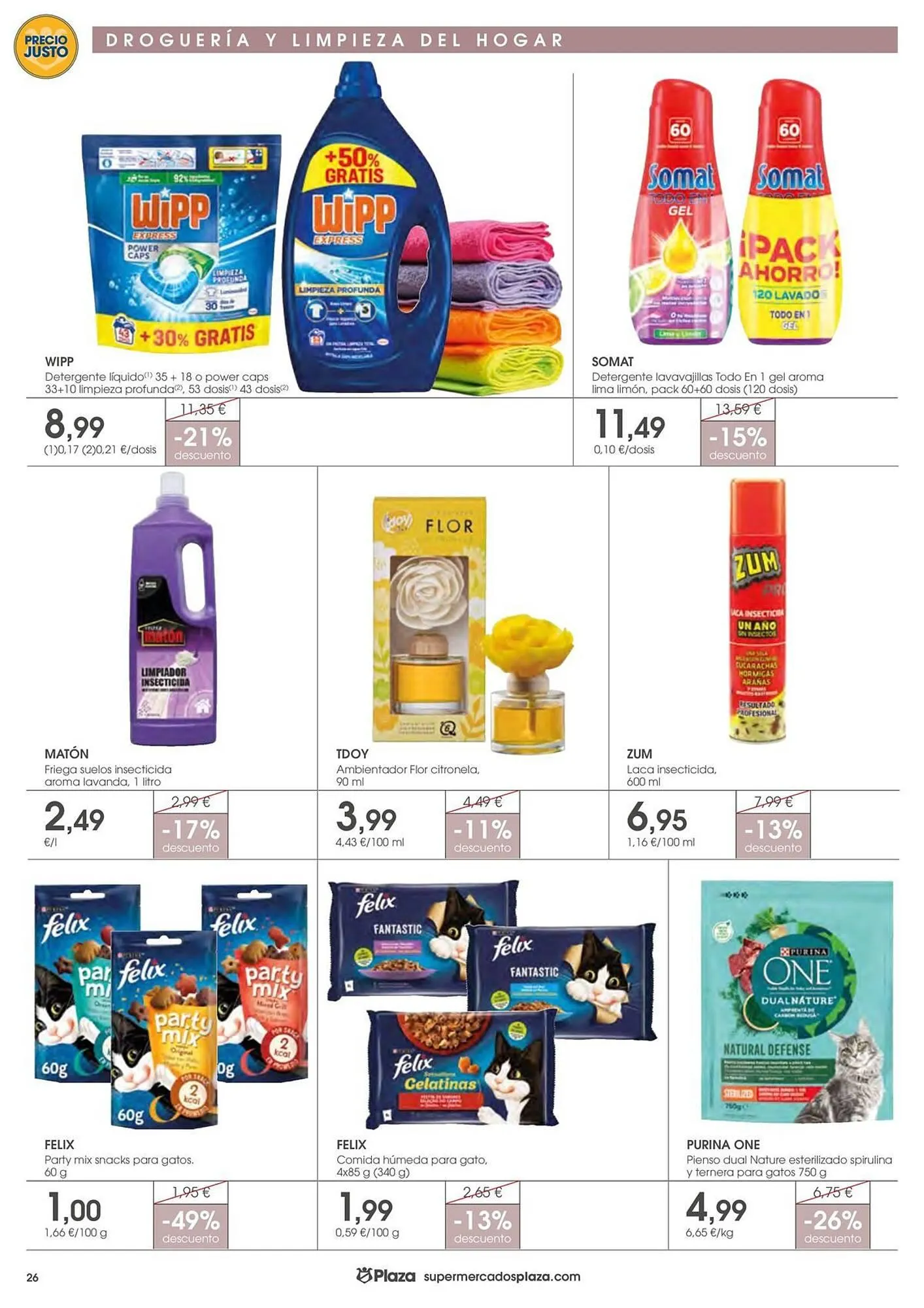 Catálogo de Folleto Supermercados Plaza 12 de junio al 25 de junio 2025 - Página 26