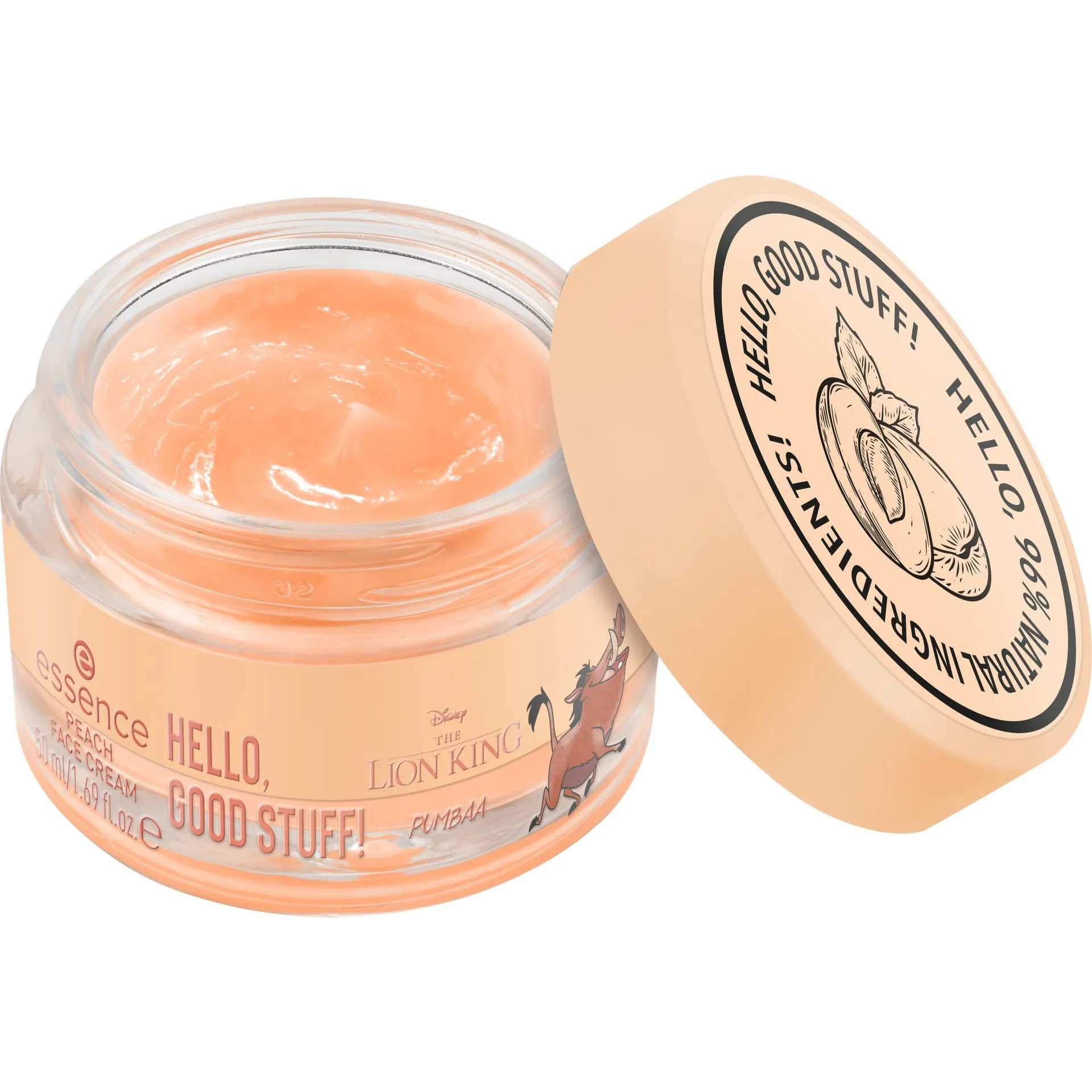 El Rey León de Disney HELLO, GOOD STUFF! CREMA FACIAL DE MELOCOTÓN