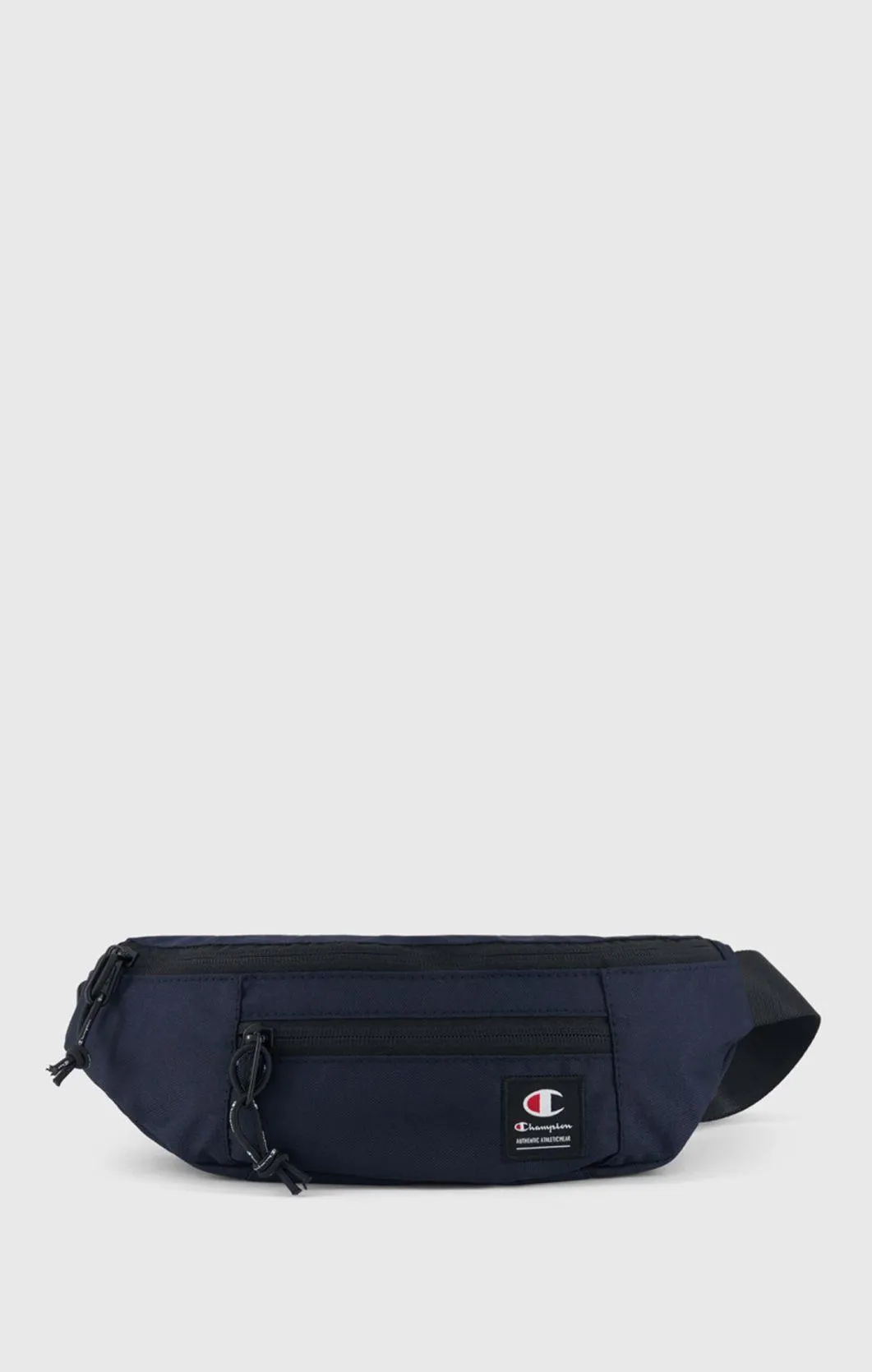 Riñonera con etiqueta de jacquard