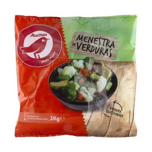 PRODUCTO ALCAMPO Menestra de verduras elaborada con verduras seleccionadas PRODUCTO ALCAMPO 1 kg.