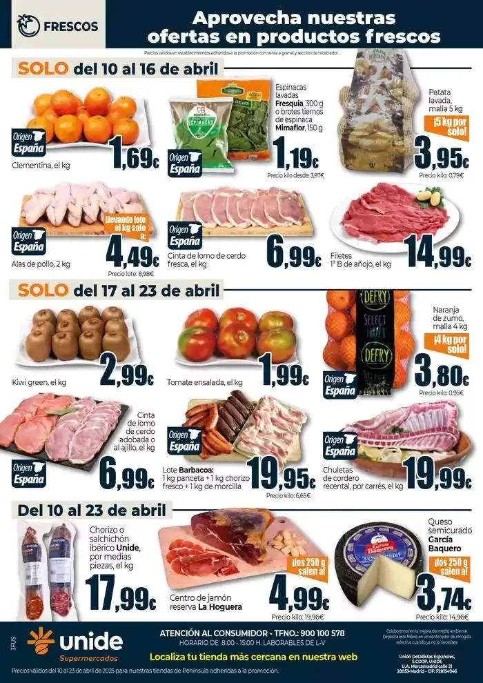 Catálogo de Máximo Ahorro en Supermercados UNIDE 10 de abril al 23 de abril 2025 - Página 4