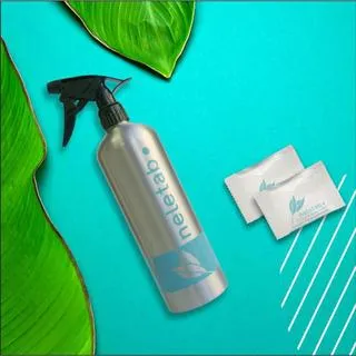 Botella Reutilizable Limpiacristales + Limpiacristales Ecológico 2 uds Neletab