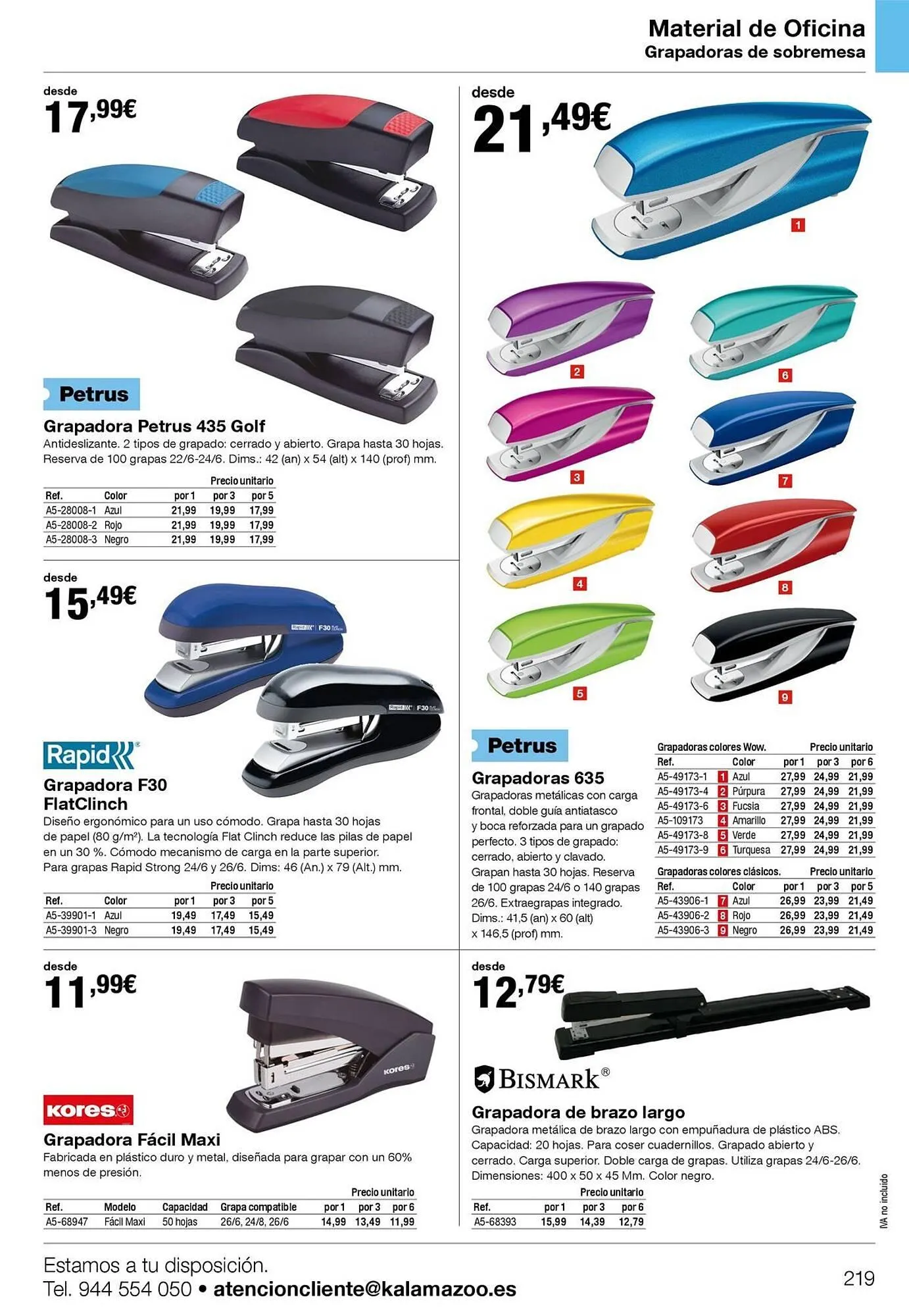 Catálogo de Folleto Staples Kalamazoo 19 de enero al 31 de diciembre 2026 - Página 219