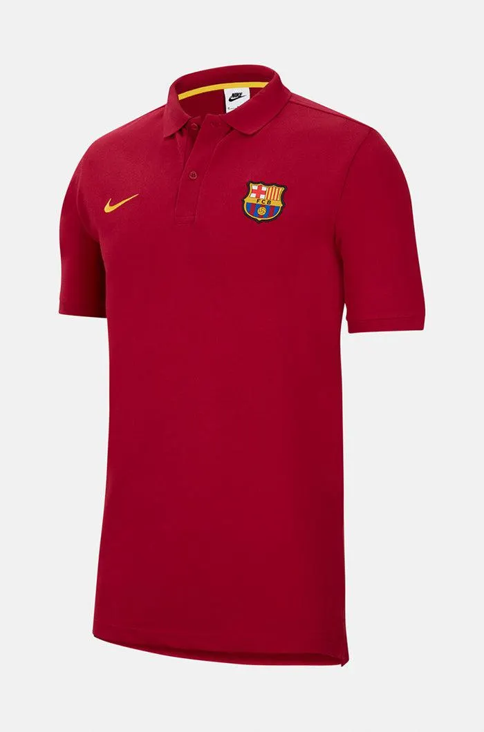 Polo grana Barça Nike