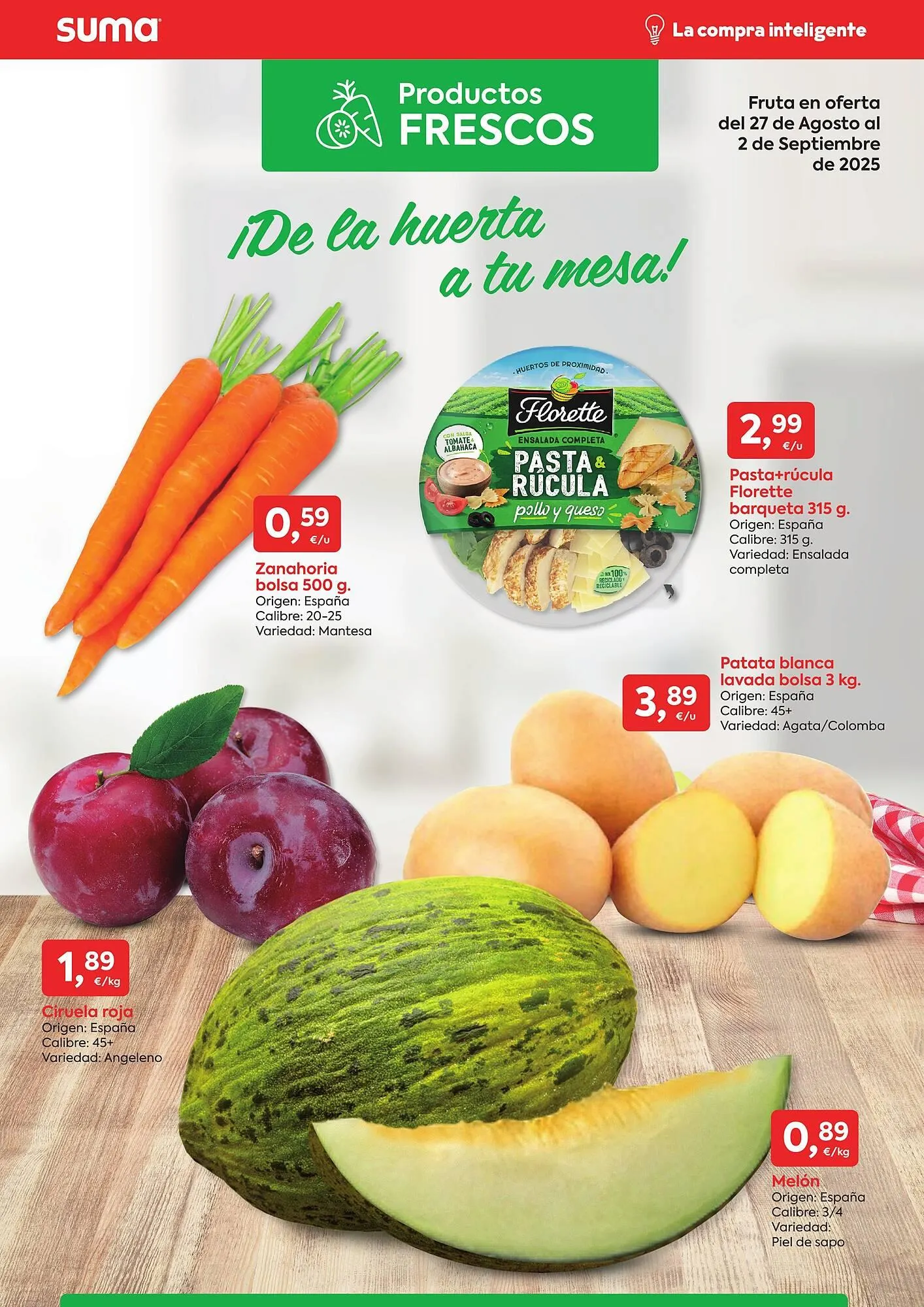 Catálogo de Folleto Suma Supermercados 27 de agosto al 16 de septiembre 2025 - Página 2