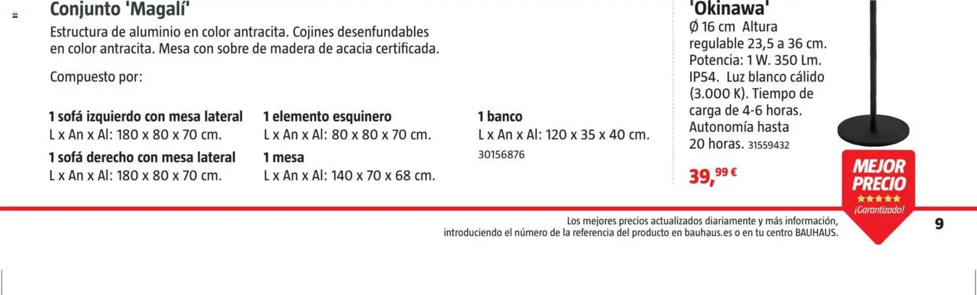 Catálogo de Catálogo Bauhaus 16 de marzo al 17 de abril 2026 - Página 9