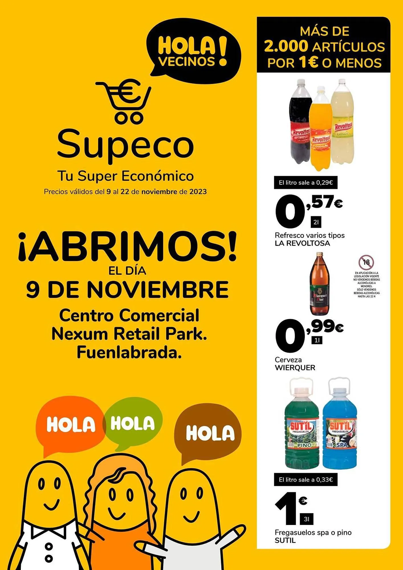 Catálogo de Folleto Supeco 9 de noviembre al 22 de noviembre 2023 - Página 1