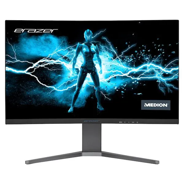 MEDION® Monitor curvo de pantalla ancha ERAZER® Spectator X10, 80 cm (32''), pantalla QHD, 165Hz, conexión HDMI® y DisplayPort