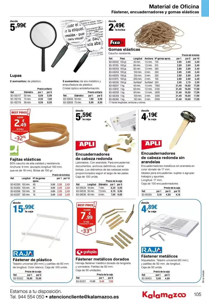 Catálogo de Staples Kalamazoo Catálogo General 9 de enero al 30 de septiembre 2025 - Página 105
