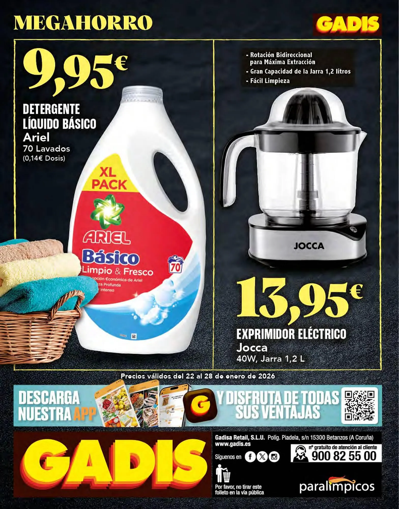 Catálogo de Folleto Gadis 22 de enero al 28 de enero 2026 - Página 24