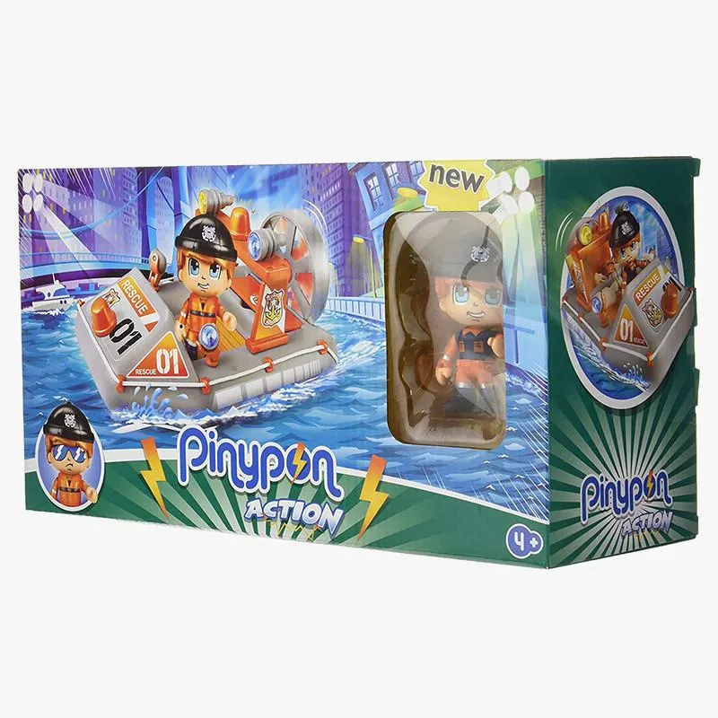 PINYPON ACTION LANCHA DE RESCATE CON 1 FIGURA