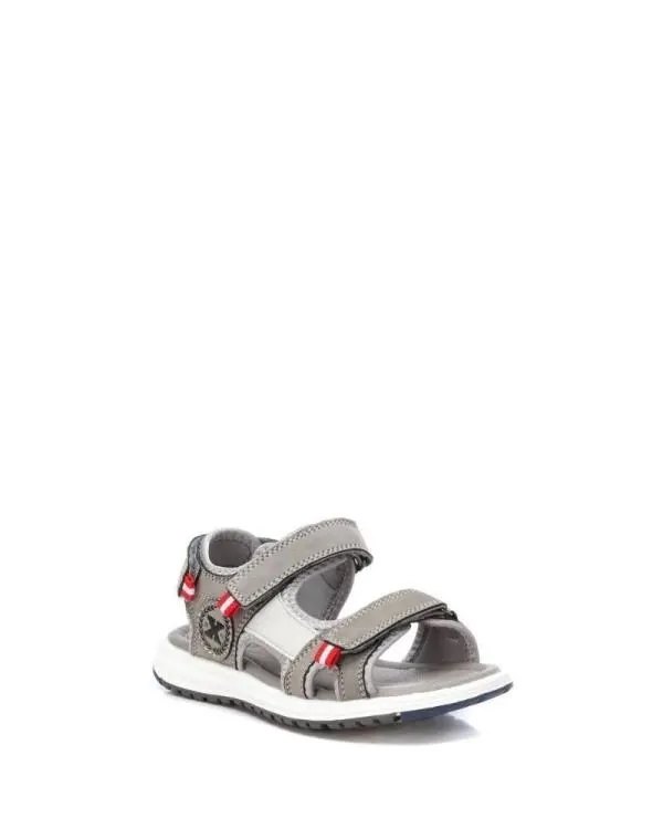 Sandalias Abiertas Infantil Gris 150869