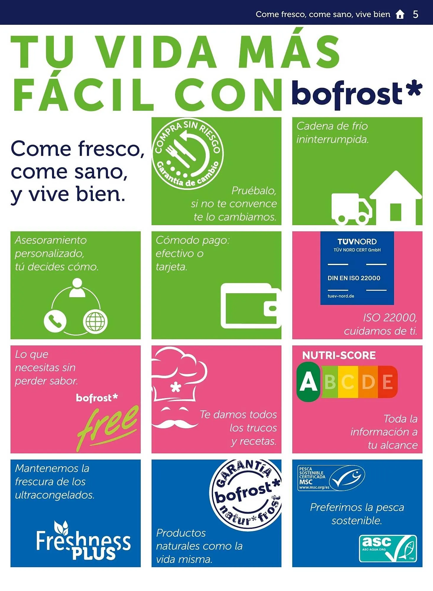 Catálogo de Folleto Bofrost 13 de septiembre al 31 de diciembre 2024 - Página 5