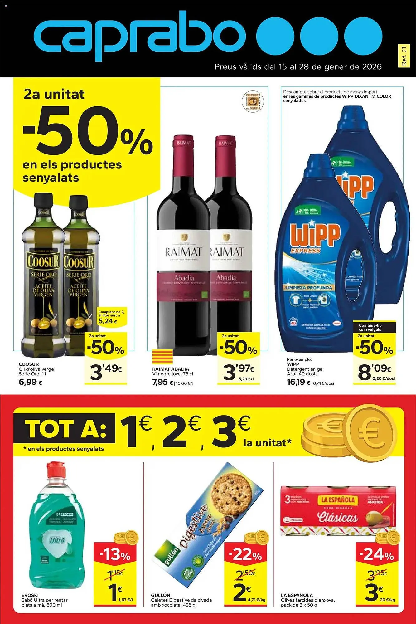 Catálogo de Catálogo Caprabo 15 de enero al 28 de enero 2026 - Página 1