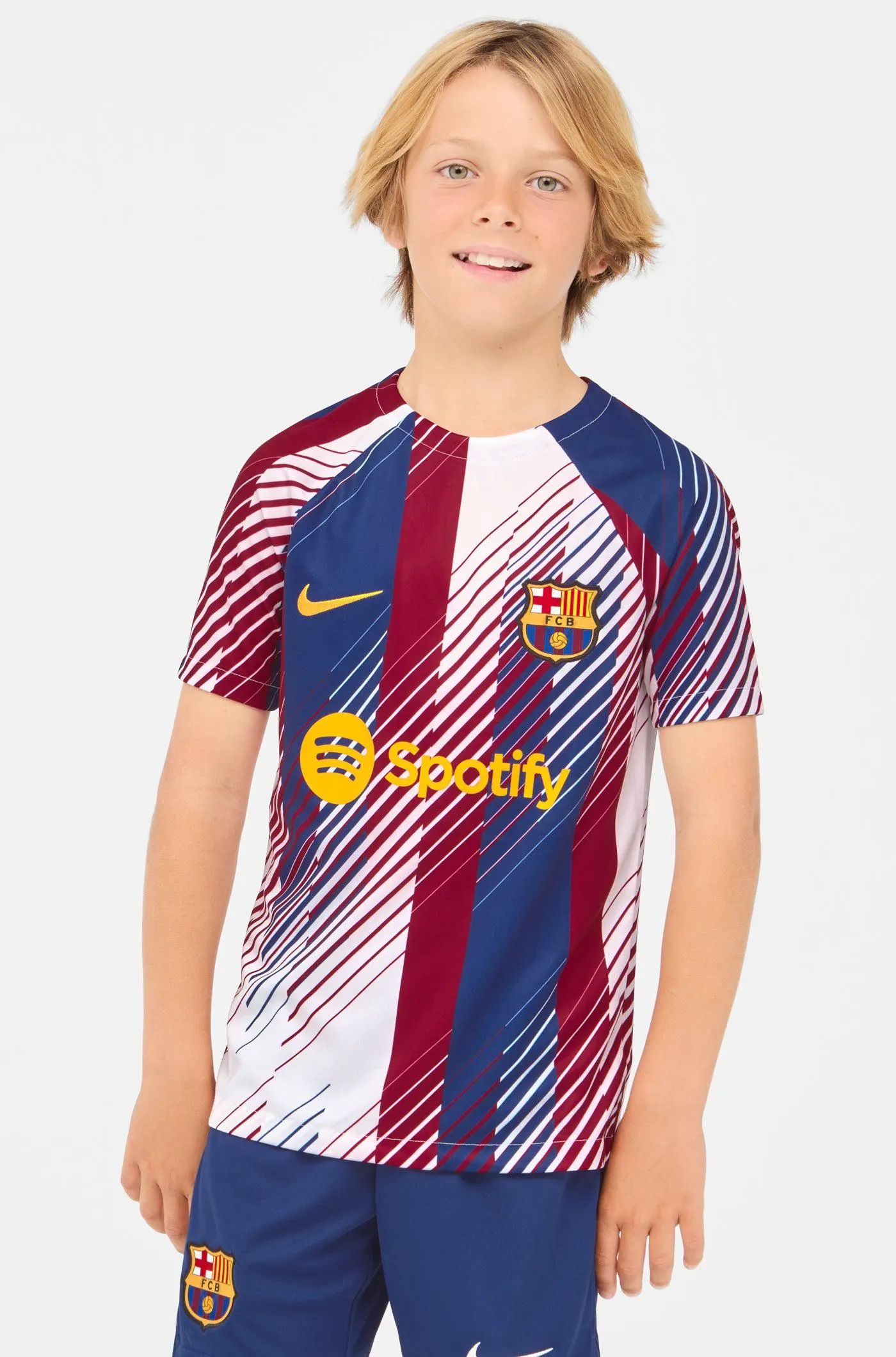 Camiseta prepartido FC Barcelona 23/24 - La Liga - Junior