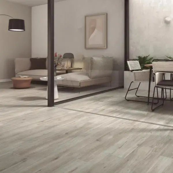 Pavimento porcelánico C3 Toran gris 23x120 cm