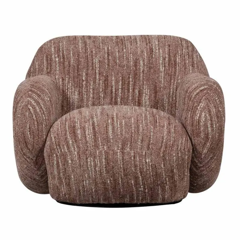 Folke Swivel Armchair, antique pink