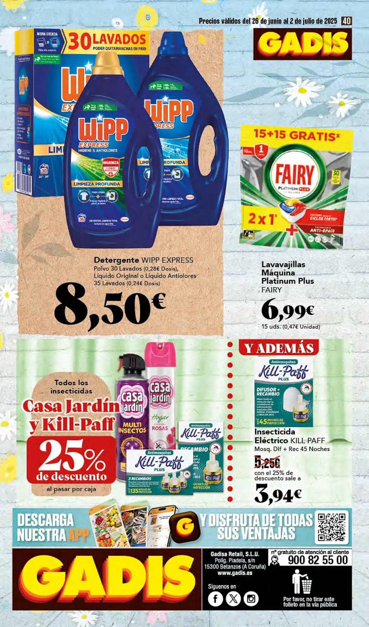 Catálogo de Folleto Gadis 26 de junio al 2 de julio 2025 - Página 40