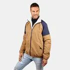 Cazadora bómber de hombre con interior de pelo sintético