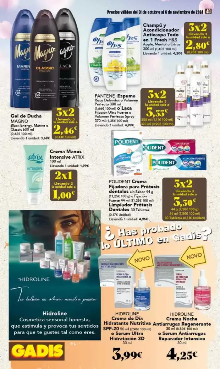 Catálogo de Catálogo Gadis Galicia 31 de octubre al 6 de noviembre 2024 - Página 40