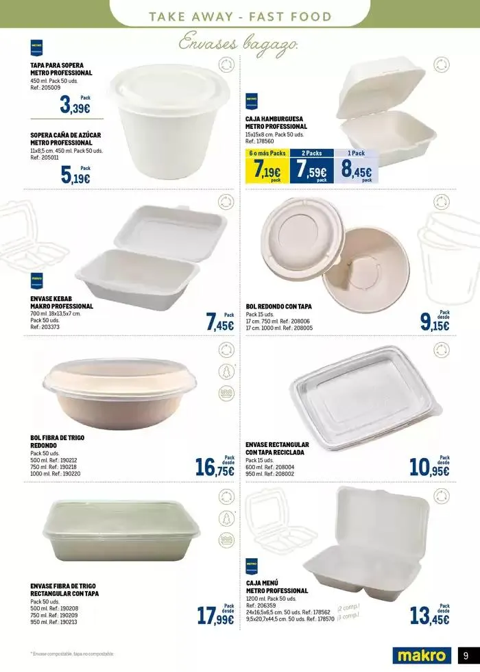 Catálogo de Catalogo Desechables Take Away Centro 20 de mayo al 1 de junio 2025 - Página 9