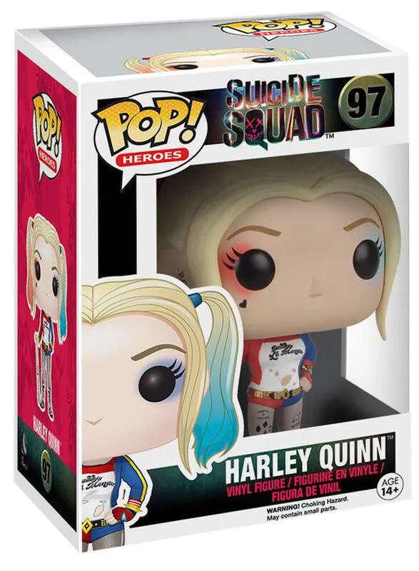 "Harley Quinn Vinyl Figur 97" ¡Funko Pop! de Escuadrón Suicida
