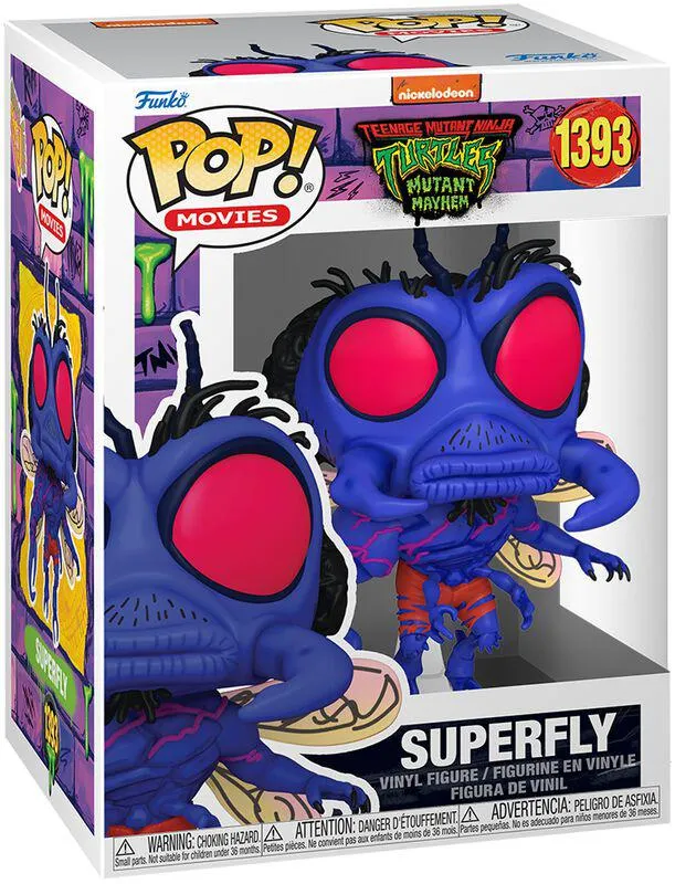 "Figura vinilo Mayhem - Superfly no. 1393" ¡Funko Pop! multicolor de Las Tortugas Ninja
