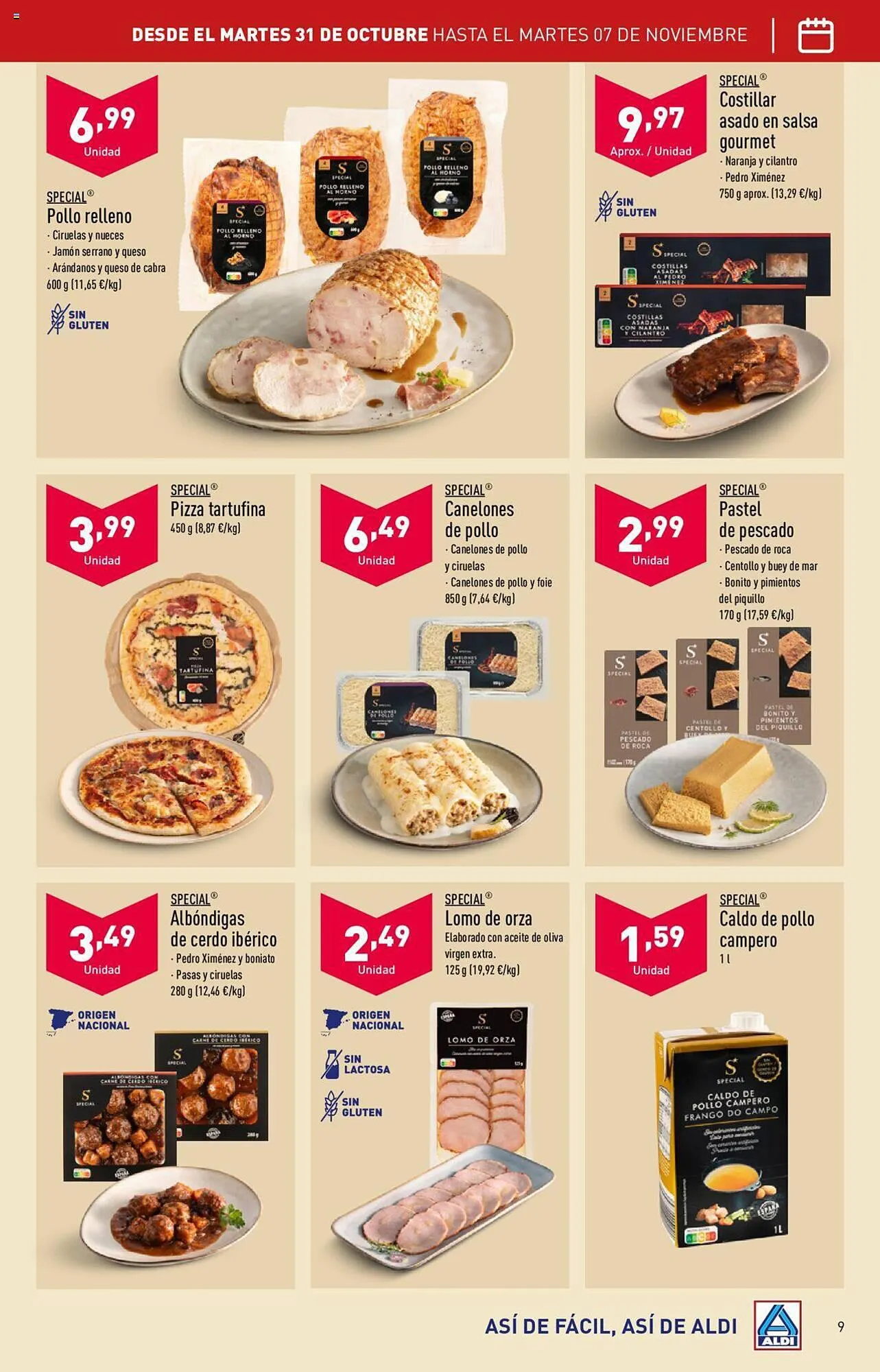 Catálogo de Folleto ALDI 31 de octubre al 7 de noviembre 2023 - Página 9
