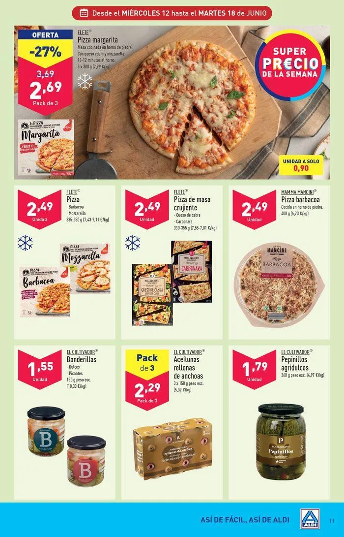 Catálogo de  ¡Así de fácil, así de Aldi! 12 de junio al 18 de junio 2024 - Página 11