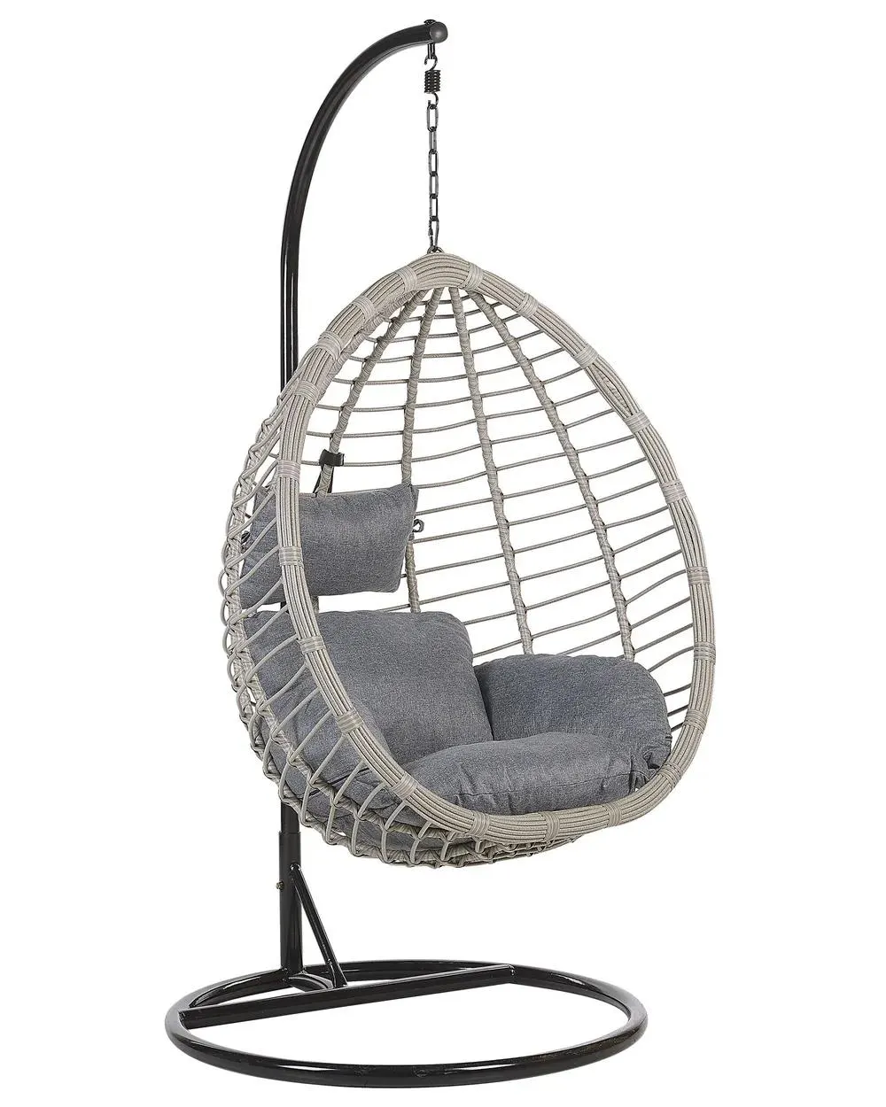 Silla colgante con soporte TOLLO Gris