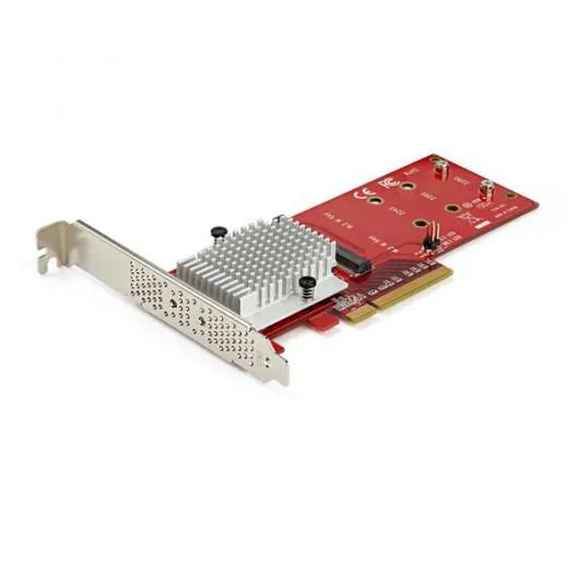 STARTECH ADAPTADOR PCIE X8 DE 2 SSD M.2