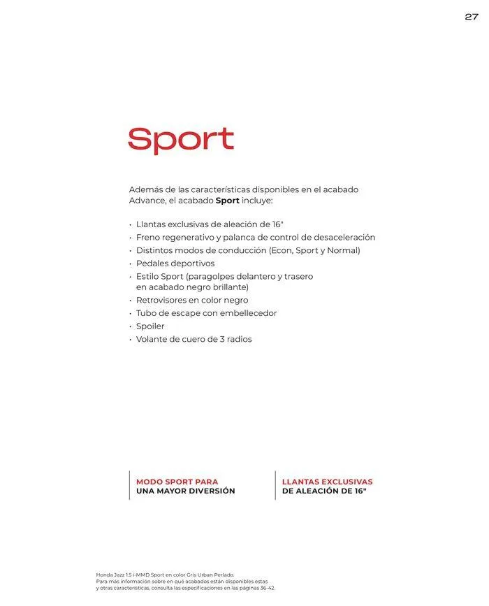 Catálogo de Honda Jazz-Hybrid 30 de agosto al 31 de diciembre 2024 - Página 25