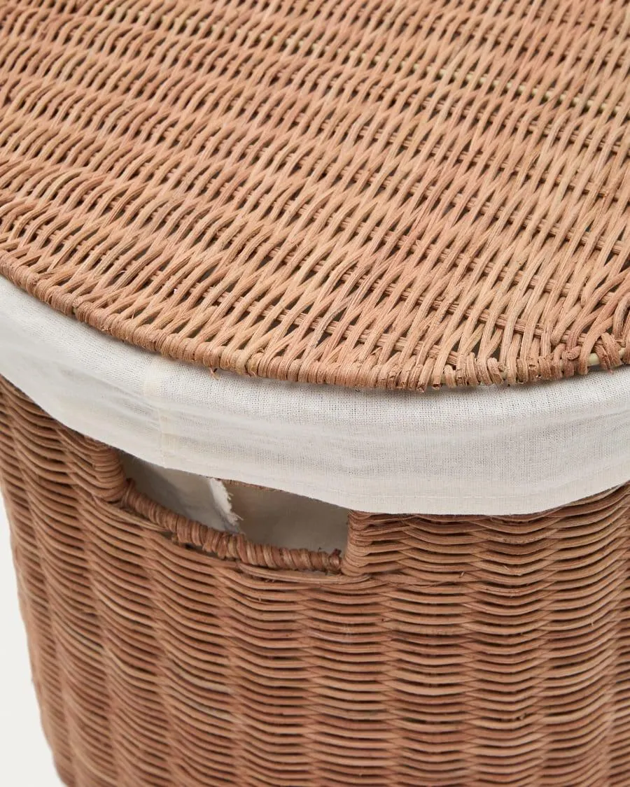 Set Indali de 2 cestas de ratán Ø 50 cm / Ø 55 cm