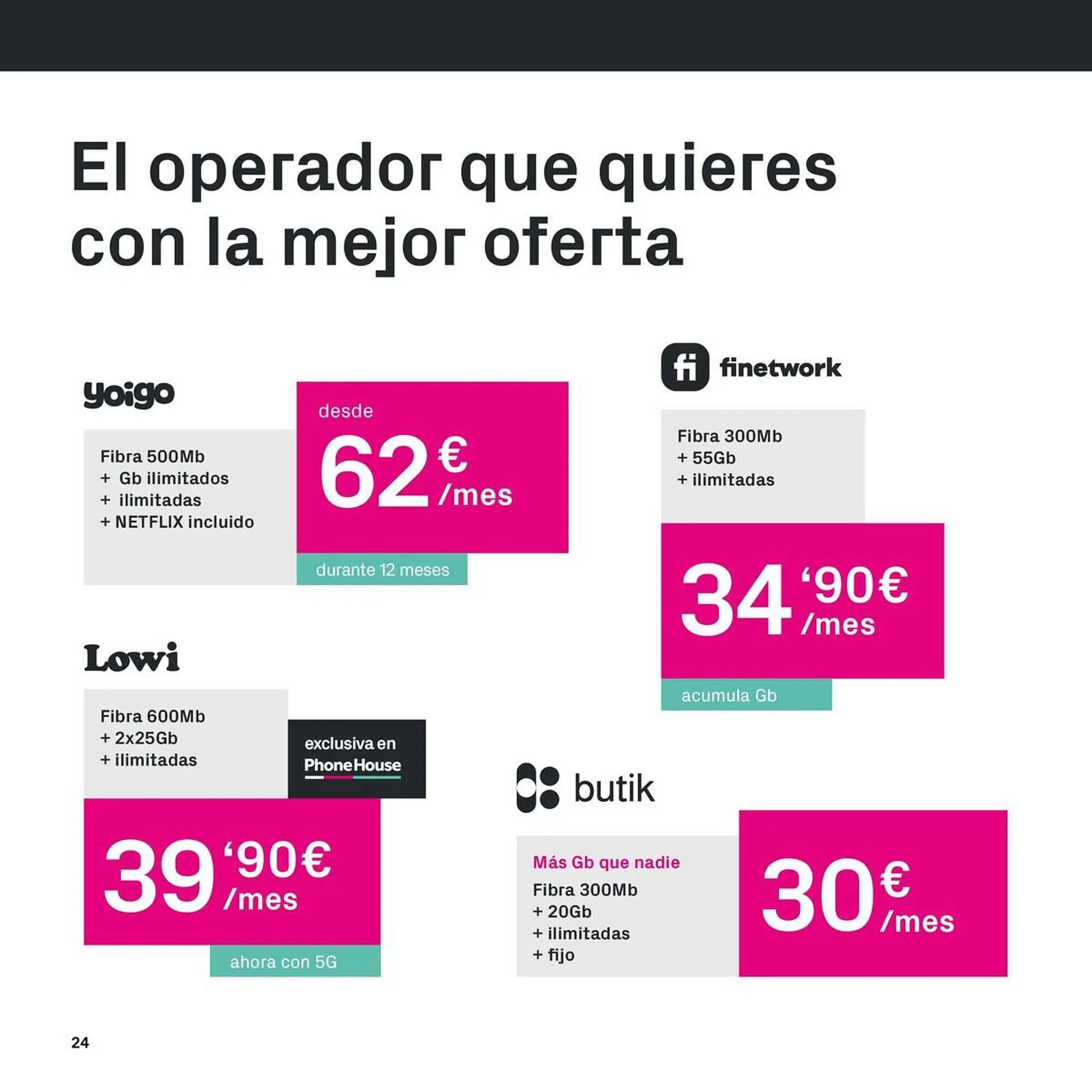 Catálogo de Folleto Phone House 6 de noviembre al 31 de diciembre 2023 - Página 24