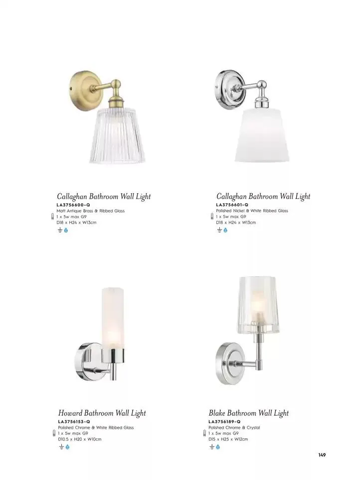 Catálogo de Lighting & Mirror Collection 12 de marzo al 31 de agosto 2025 - Página 151