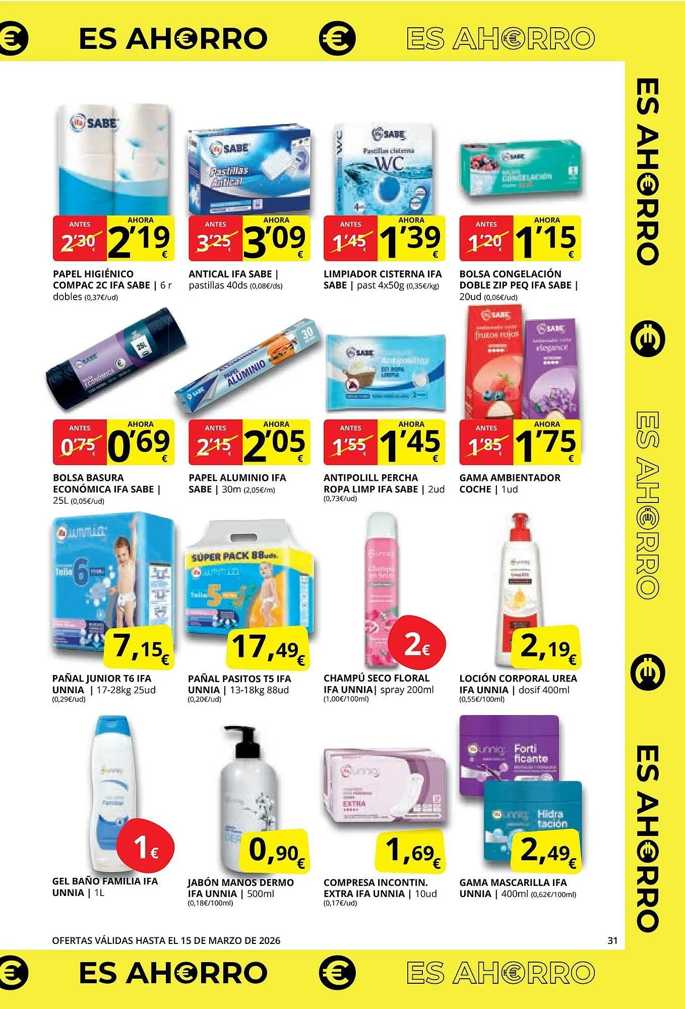 Catálogo de Folleto Supermercados MAS 3 de marzo al 26 de marzo 2026 - Página 31